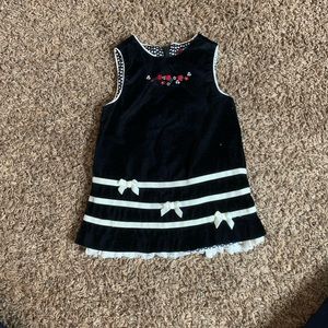 3-6 month velvet dress